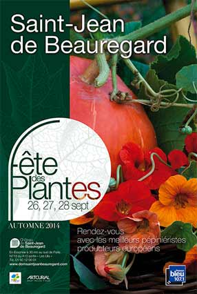 Affiche de la Fête des Plantes automne, Saint-Jean de Beauregard (Essonne)