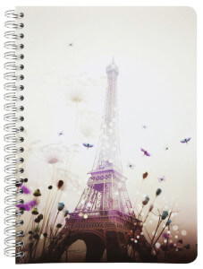 Cahier à spirale Clairefontaine, collection 2015 Chacha by Iris