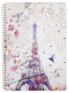 Cahier à spirale Clairefontaine, collection 2015 Chacha by Iris