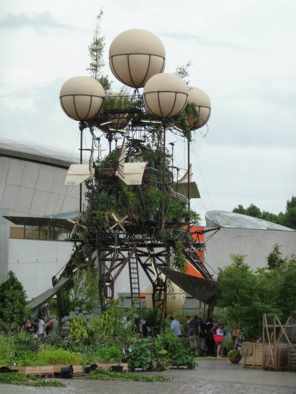 L'Aéroflorale II, L'Expédition Végétale, Compagnie La Machine, parc de la Villette, Paris 19e (75)