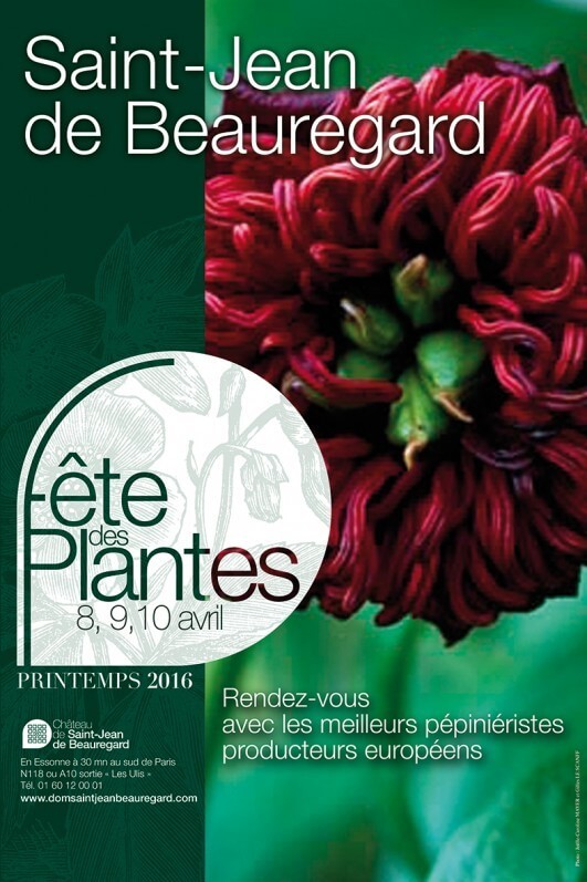 Affiche de la Fête des Plantes de printemps, Saint-Jean de Beauregard (91)