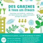Distribution de graines, Des graines à tous les étages, Paris (75), mars 2016