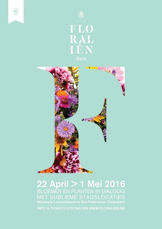 Floralies de Gand, Belgique, 22 avril au 1er mai 2016