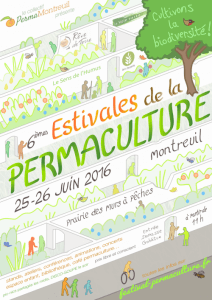 Estivales de la Permaculture, Montreuil (93), juin 2016