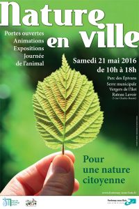 Affiche Journée Nature en ville, Fontenay-sous-Bois (94), 21 mai 2016