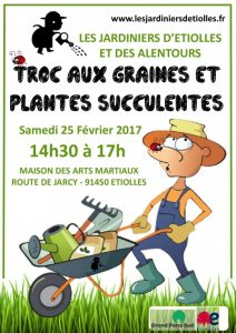 Troc aux graines et aux succulentes, Étiolles (91)