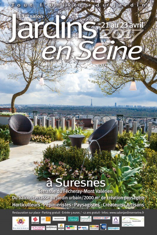 Affiche Jardins en Seine 2017, Suresnes (92), avril 2017