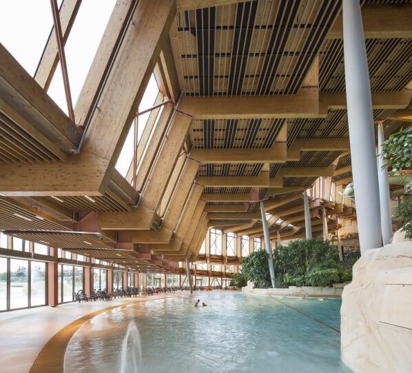 Villages Nature Paris, Aqualagon, Jacques Ferrier architecture, photo Luc Boegly