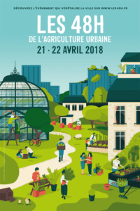 Affiche Les 48h de l'agriculture urbaine, Paris et toute la France, 21 et 22 avril 2018