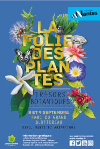 Affiche de La Folie des Plantes, Nantes (49), septembre 2018