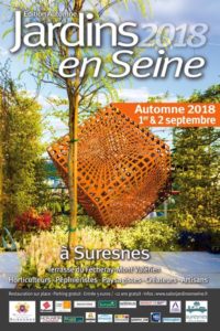 Affiche du salon Jardins en Seine automne, Suresnes (92), septembre 2018