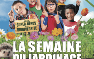 Affiche de la Semaine du Jardinage pour les écoles, mars 2019, GNIS