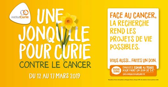 Lire la suite à propos de l’article Une jonquille pour la vie, campagne nationale de solidarité contre le cancer