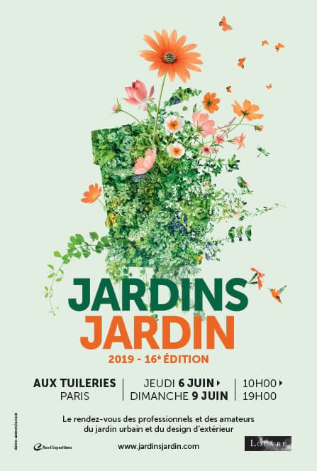 Du 6 au 9 juin 2019, 16ème édition de Jardins Jardin, Paris (75)