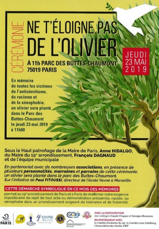 Lire la suite à propos de l’article Cérémonie « Ne t’éloigne pas de l’Olivier »