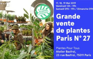 Grande vente de plantes, Plantes pour tous, Paris 11e (75), mai 2019