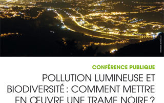 Conférence de l'ARB îdF : Pollution lumineuse et biodiversité