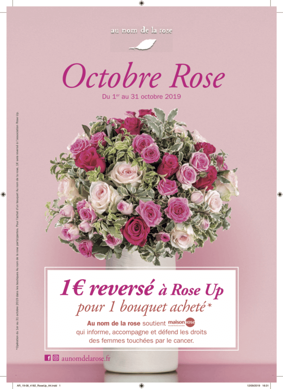 Lire la suite à propos de l’article Au nom de la rose  et ROSE UP unies par une même couleur pour une grande cause