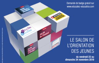 Affiche du Salon européen de l'éducation, Paris 15e (75), novembre 2019