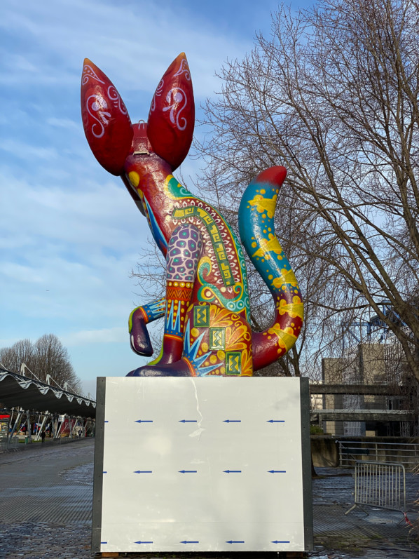 Alebrijes, statue dans le parc de la Villette, Paris 19e (75)