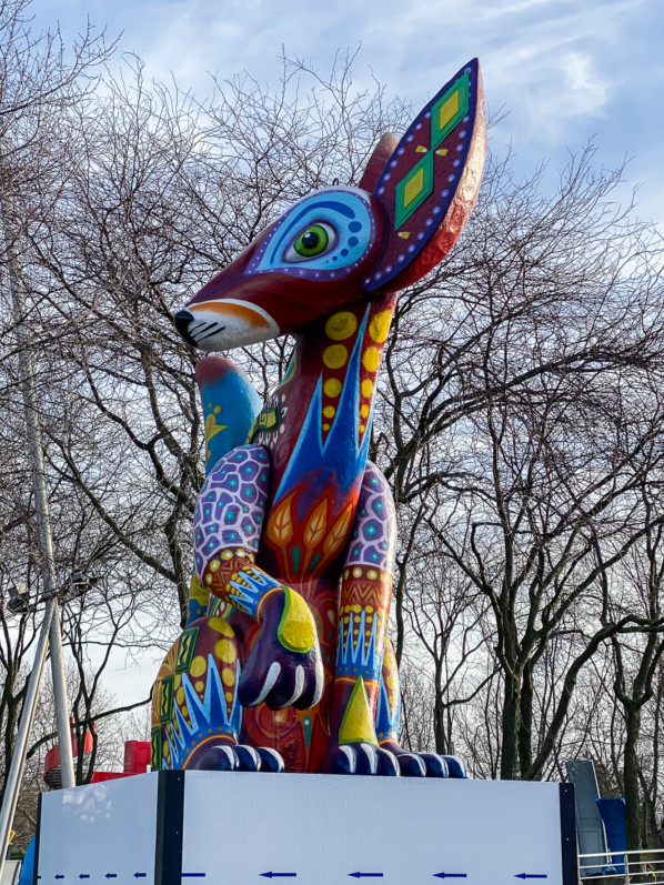 Alebrijes, statue dans le parc de la Villette, Paris 19e (75)