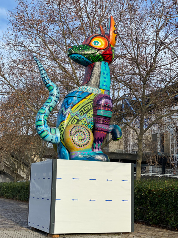 Alebrijes, statue dans le parc de la Villette, Paris 19e (75)