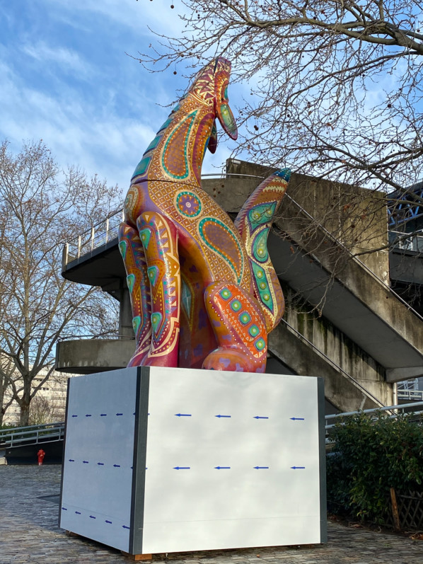 Alebrijes, statue dans le parc de la Villette, Paris 19e (75)