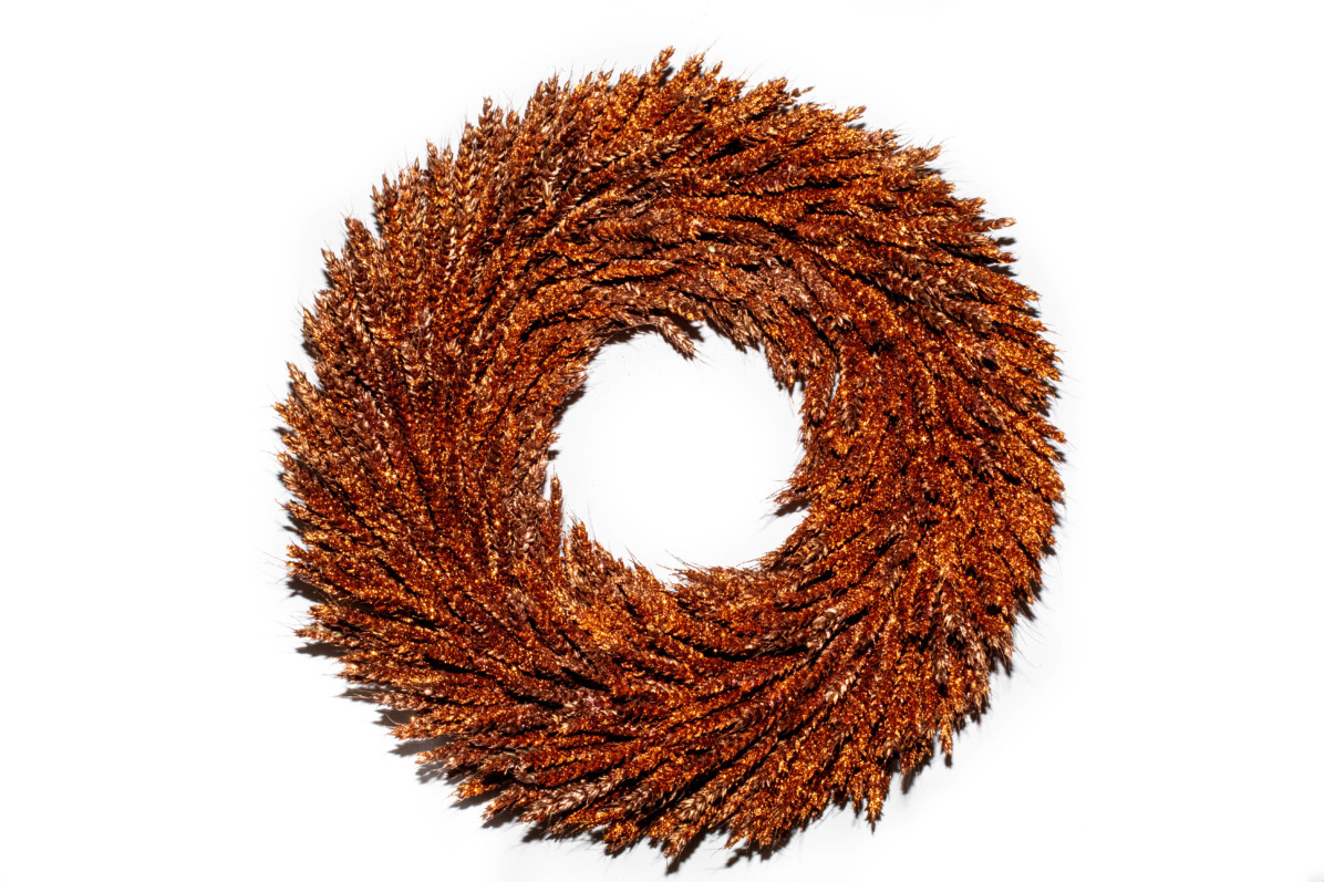 Couronne de blé, Lachaume, Noël 2019, Paris (75)