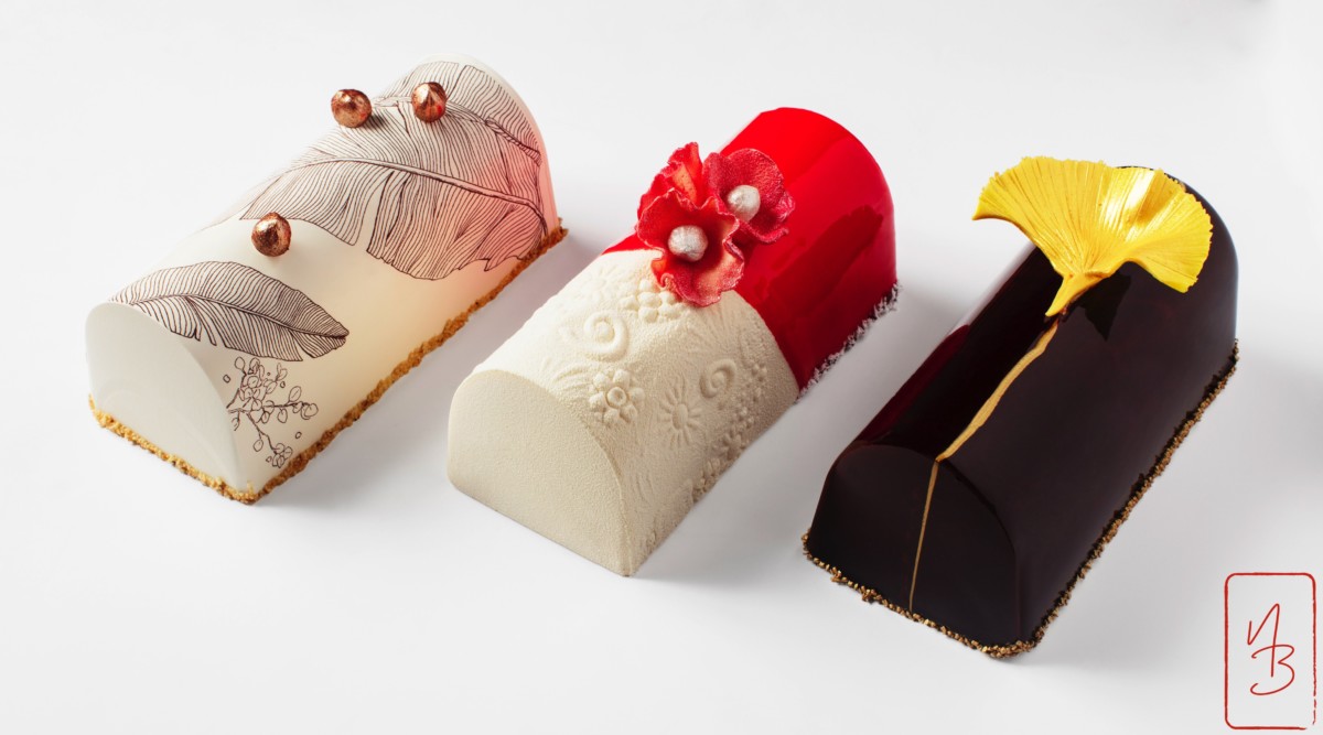 Bûches, Chef Pâtissier et Meilleur Ouvrier de France Nicolas Bernardé, photo Guillaume Czerw