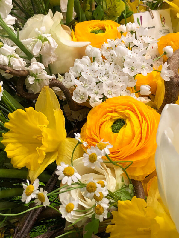 Bouquet, renoncule, jonquille, rose, FranceAgriMer, Salon International de l'Agriculture 2019, Paris 15e (75)