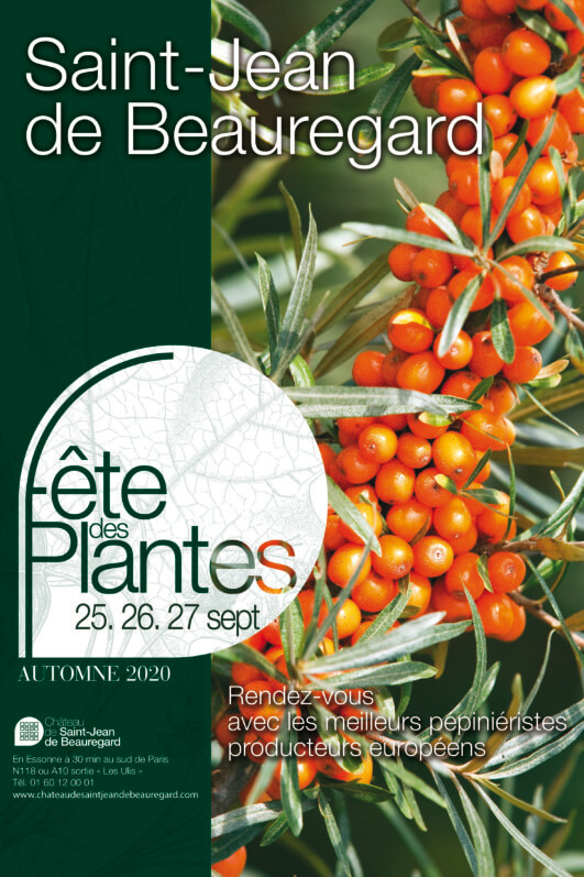 Fête des Plantes d'Automne, Château de Saint-Jean de Beauregard (91), 25, 26 et 27 septembre 2020