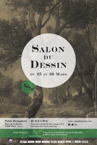 Salon du dessin, "Ode à la nature", Palais Brongniart, Paris 2e (75), du 25 au 30 mars 2020