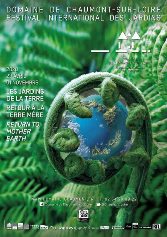 Festival international des jardins, "Les jardins de la Terre, retour à la Terre Mère", Chaumont-sur-Loire (41), du 23 avril au 1er novembre 2020