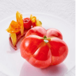 Dessert : la Tomate Coeur de Boeuf en trompe l’oeil du Chef Patissier Jimmy Mornet, Park Hyatt Vendôme Paris