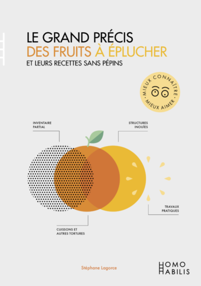 Le grand précis… Des fruits à éplucher, Stéphane Lagorce, éditions Homo Habilis, juin 2020