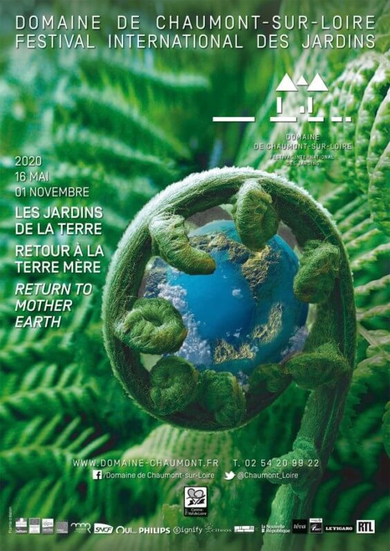 Affiche du 29ème édition du Festival International des Jardins de Chaumont-sur-Loire