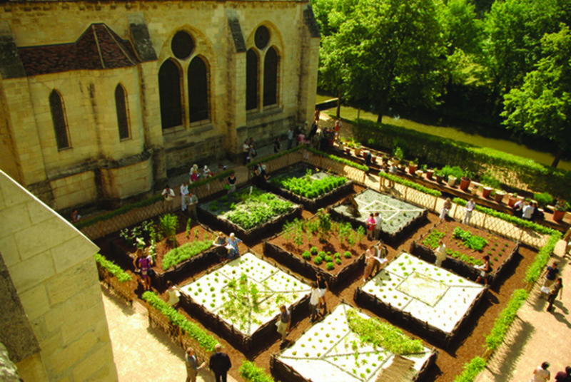 95-Jardin médiéval de l'abbaye de Royaumont © Jérôme Johnson