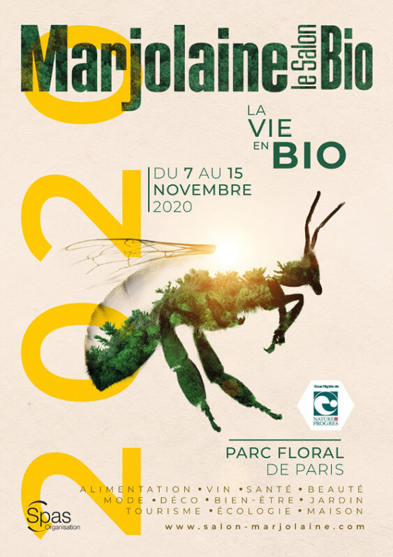 Lire la suite à propos de l’article Le Salon Marjolaine 2020 est annulé, rendez-vous du 6 au 14 novembre 2021