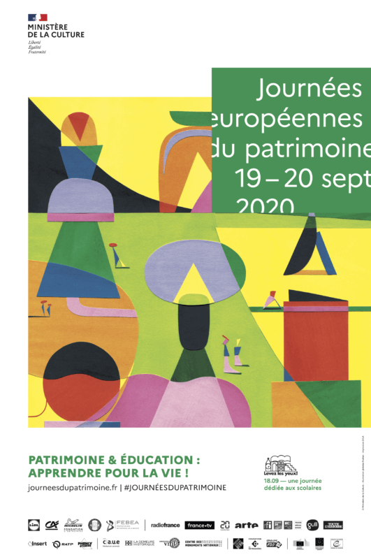 37e édition des Journées européennes du patrimoine les 19 et 20 septembre 2020