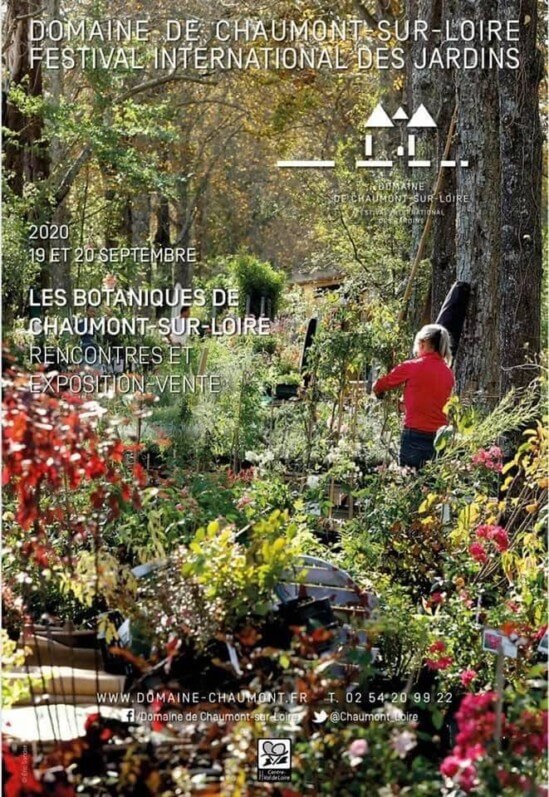 Lire la suite à propos de l’article Les Botaniques de Chaumont-sur-Loire, les samedi 19 et dimanche 20 septembre 2020