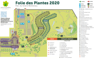 Plan de la Folie des plantes 2020