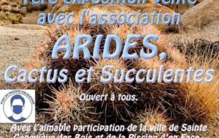 Exposition vente de cactus et plantes succulentes à Sainte-Geneviève-des-Bois les 17 et 18 octobre 2020
