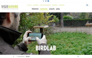 Birdlab, le site Internet