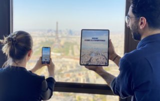 Nouvelle application pour mobile : Paris en réalité augmentée avec Magnicity, de Yacine Diallo / Hémisphère Sud