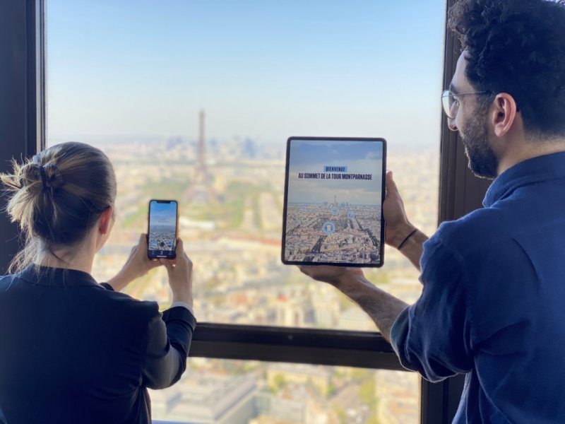 Nouvelle application pour mobile : Paris en réalité augmentée avec Magnicity, de Yacine Diallo / Hémisphère Sud