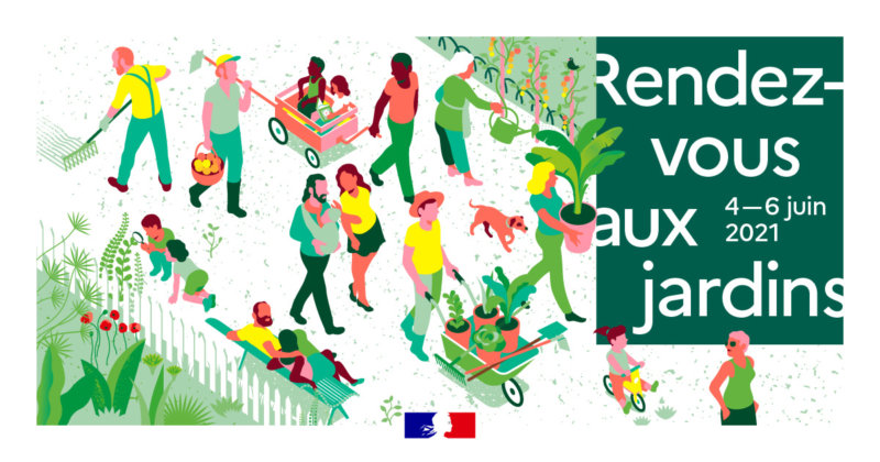 18e édition des Rendez-vous aux jardins les 4, 5 et 6 juin 2021