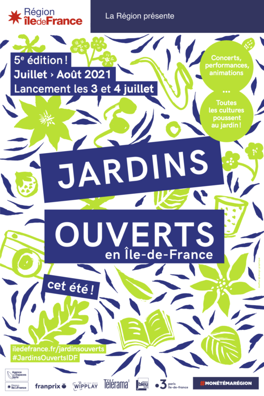 Jardins Ouverts en Île-de-France, juillet et août 2021