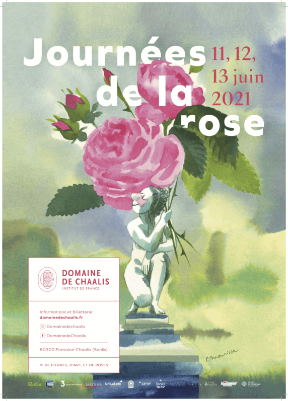 Vingtième édition des Journées de la Rose, les 11, 12 et 13 juin 2021 à Fontaine-Chaalis (60)