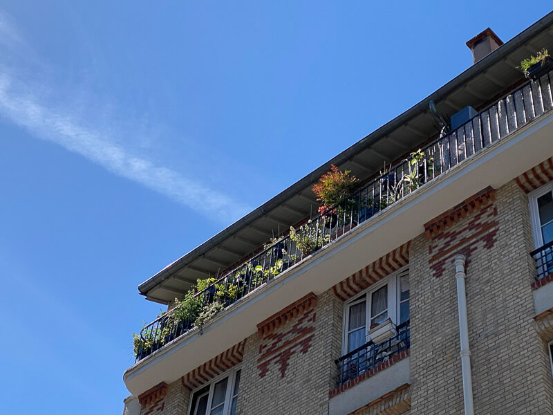 Mon balcon, Paris19e (75)