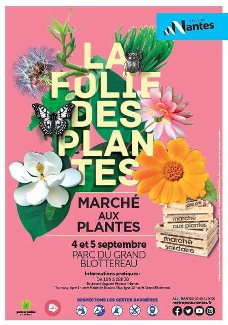 34ème édition de la Folie des Plantes à Nantes les 4 et 5 septembre 2021